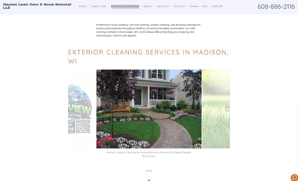 Exterior cleaning service Madison WI