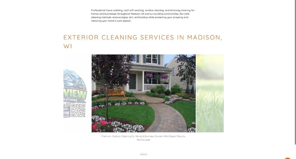 Professional exterior cleaning Madison WI